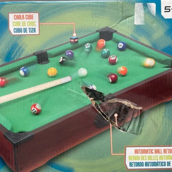 Mini Tabletop Pool Game Set - Picture 2 of 7